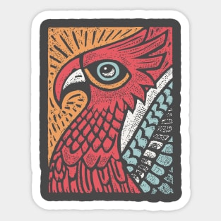 Mythical Phoenix Rising | Bennu Bird Inspired Sticker